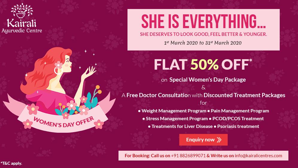  Kairali provides exciting offers on Women's Day