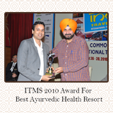 ITM Award 2010  - Best Ayurvedic Health Resort