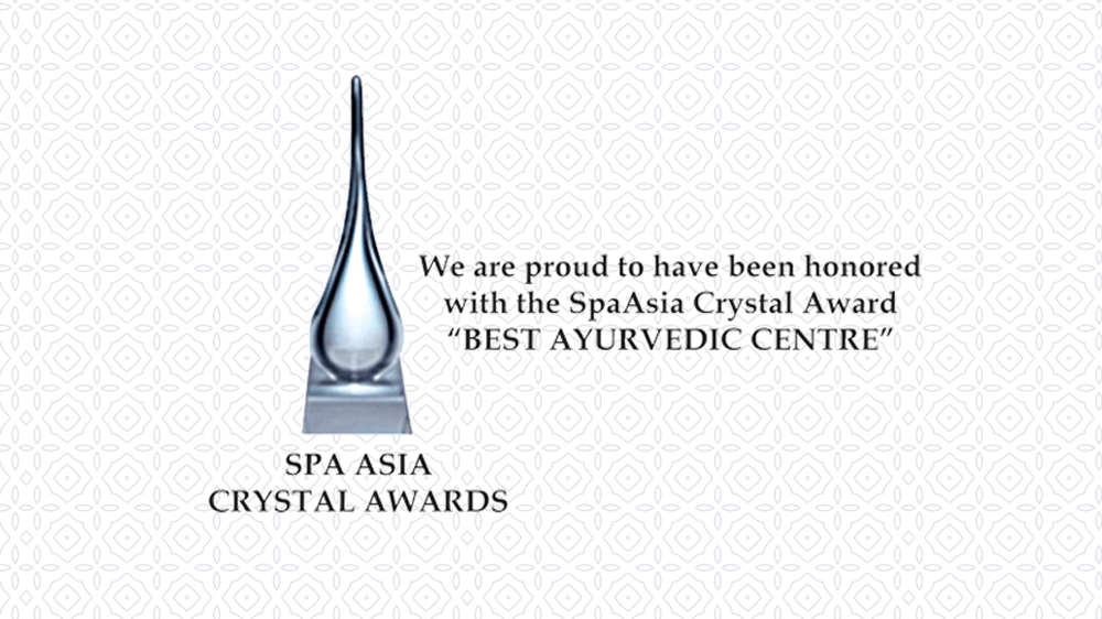 Spa Asia Crystal Award for Best Ayurvedic Center