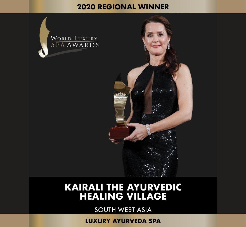 An Ayurvedic spa being accolade by Spa Asia Crystal Award for best spa, travel award.
