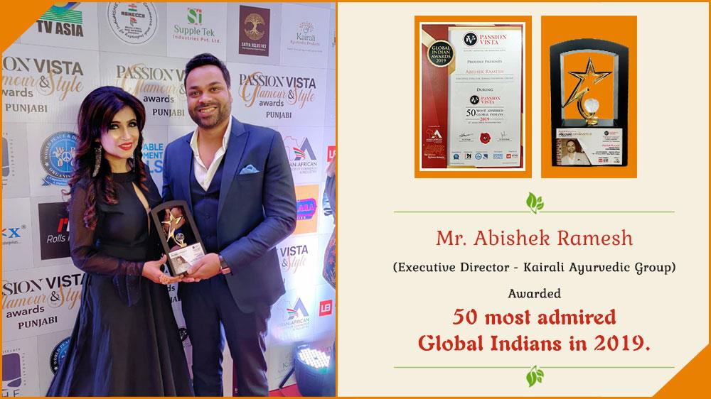  Abishek Ramesh awarded 50 most admired Global Indians in 2019