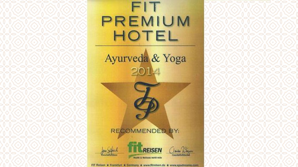 Kairali - The Ayurvedic Healing Village gets the FIT Premium Quality Certificate 2014
