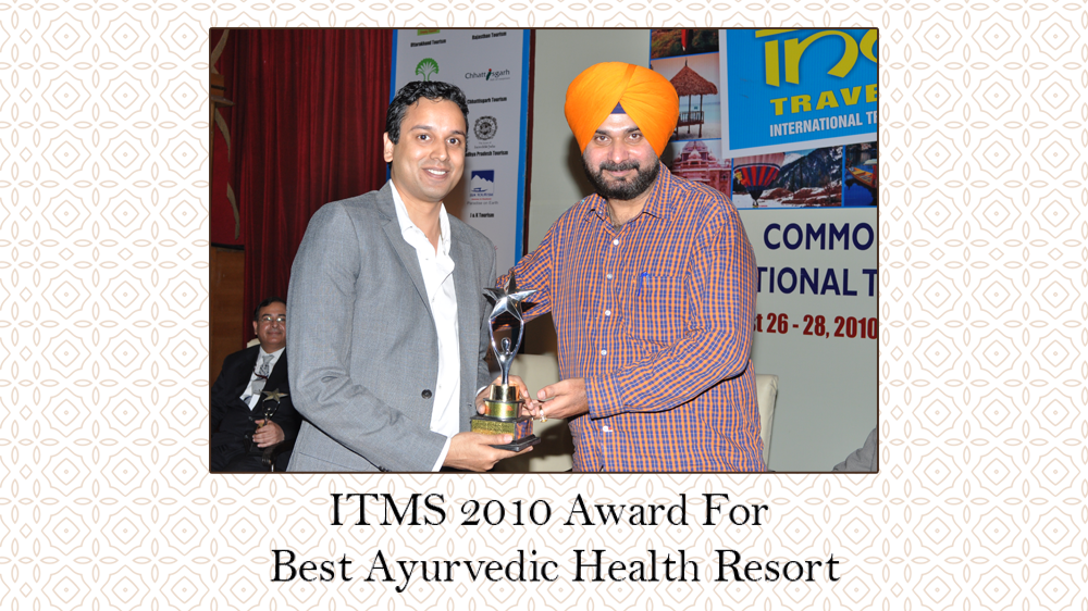 Kairali- The Ayurvedic Healing Village awarded ITM 2010 Award for “Best Ayurvedic Health Resort