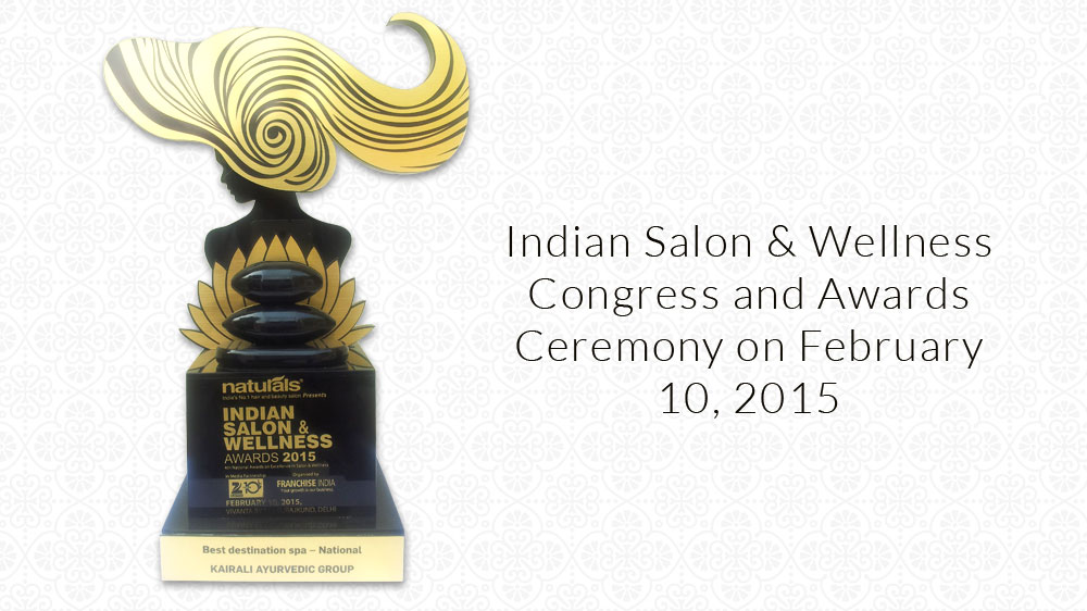 Indian Salon & Wellness Congress and Awards Ceremony on February 10, 2015