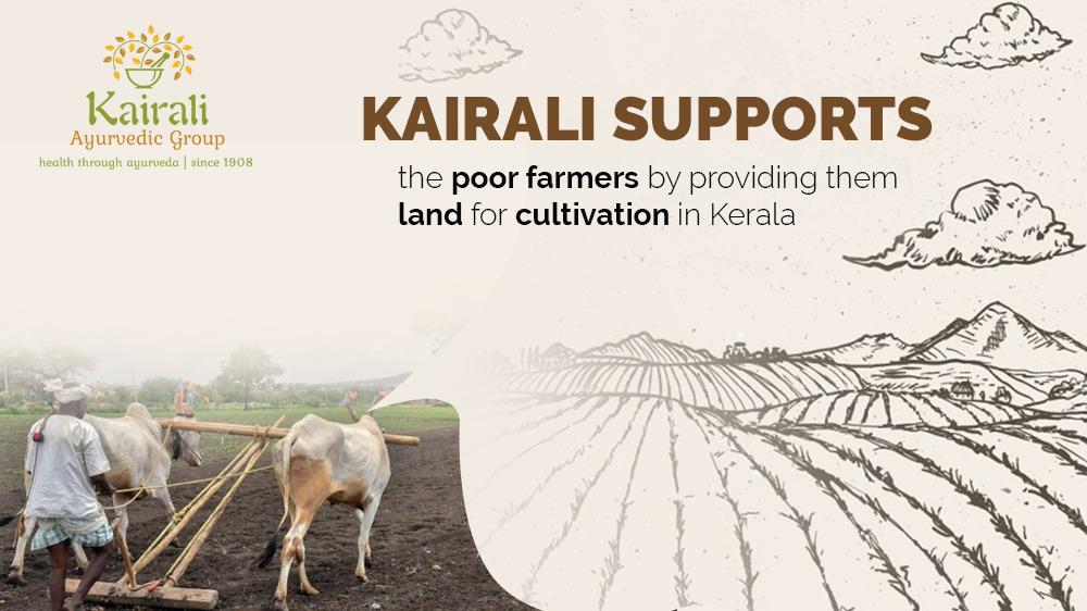  Kairali provides land for cultivation to poor farmers